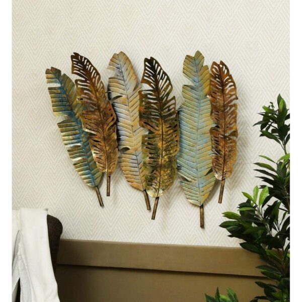 6 Leaf Art With LED For Wall Decor 005