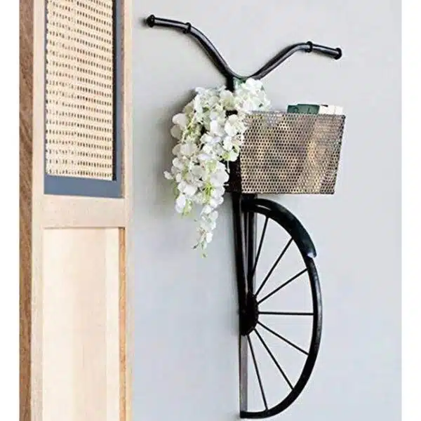 Antique Big Cycle Art Basket Wall Decor 001