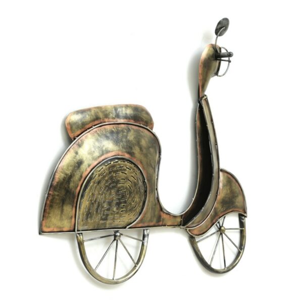 Beautiful Vintage Wall Decor Scooter with Wall Panel 002