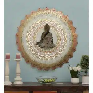 Buddha Art Circle LED Decor 001