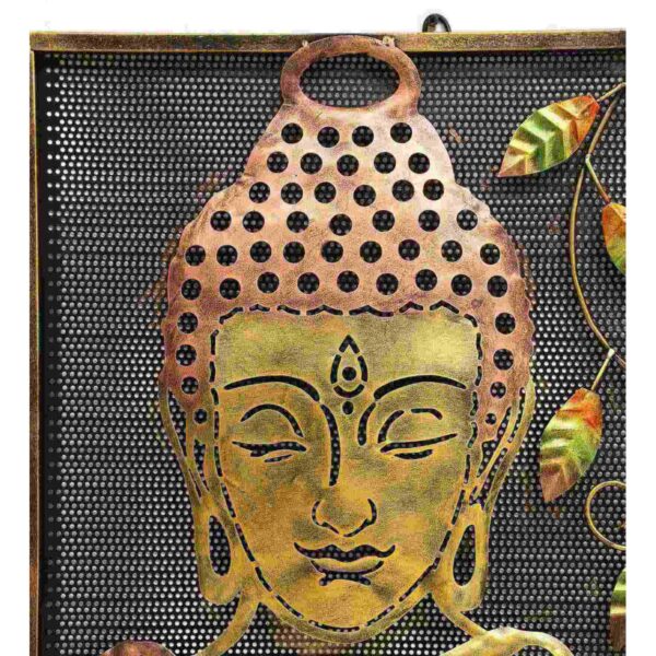 Divine Iron Buddha Wall Art Frame 3