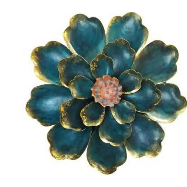 Rajasthani Handcrafted Iron Flower Wall Decor With Shining