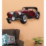 Red Car 3d Wall Decor