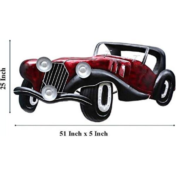 Red Car 3d Wall Decor 4
