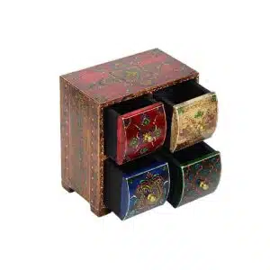 Traditionally Designed 4 Drawer Box 1