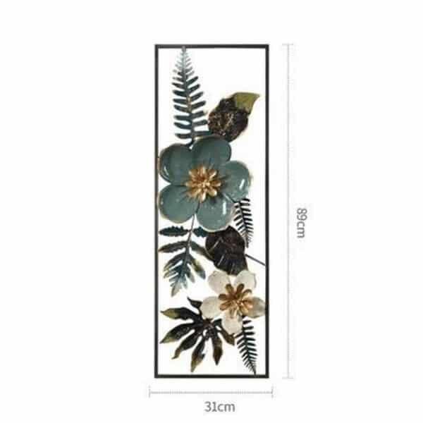 White And Green Panal S2 Frame Wall Decor 2