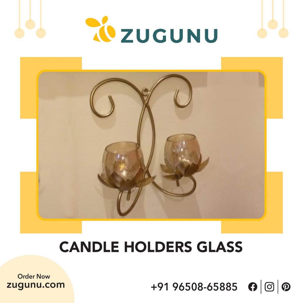 Buy Authentic Looking Candle Holders For Glass