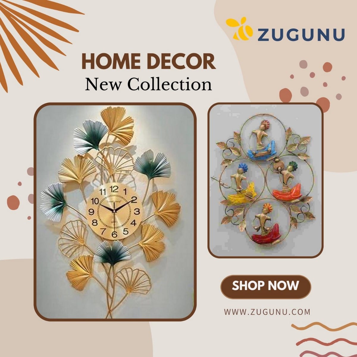 Zugunu New Home Decor Collection