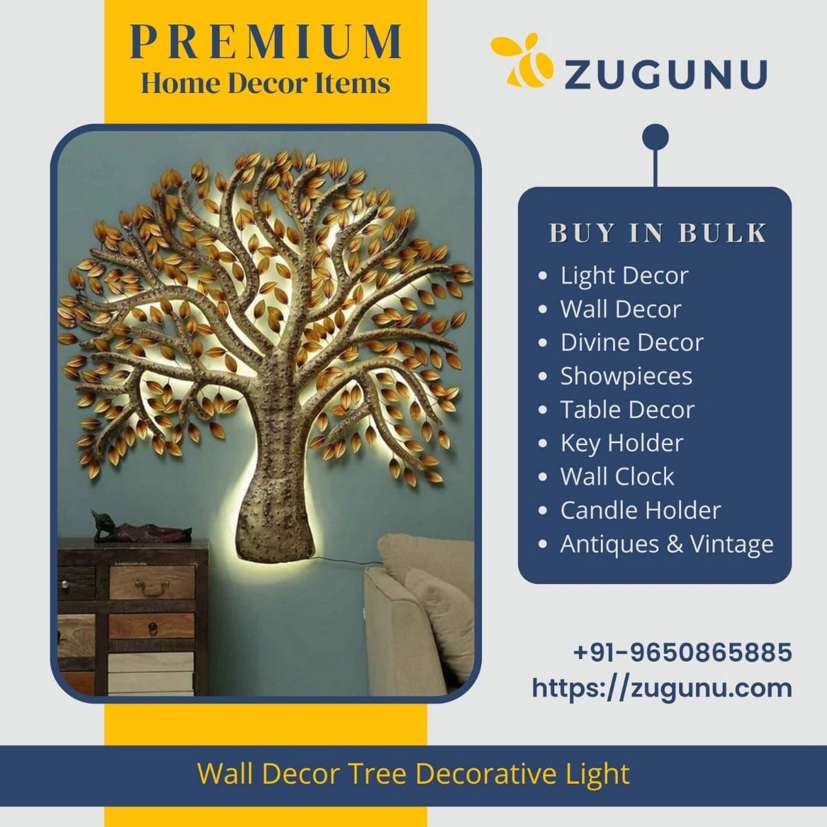 Unique Wall Decor Tree Lighting To Brighten Your Home