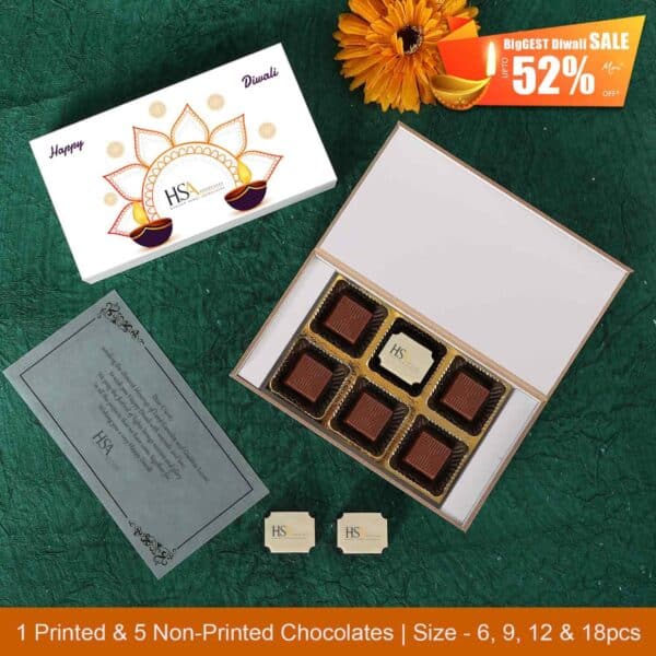 Buy the Best Corporate Diwali Printed Chocolates Online