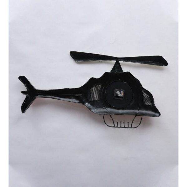 Iron Decorative Helicopter Wall Clock2
