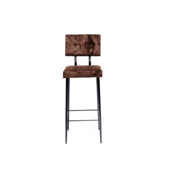 Abstract Back Bar Chair Diamond Cream6