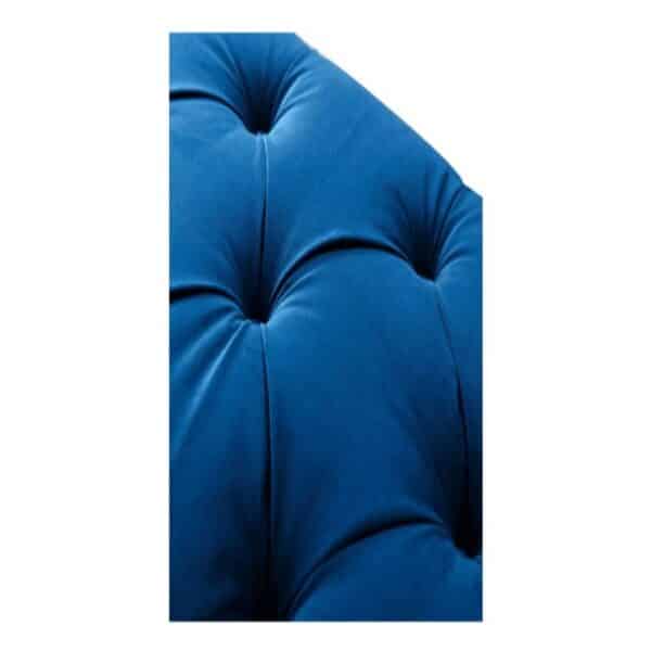 Chaise Lounge Sofa In Blue With Tufted Details 3