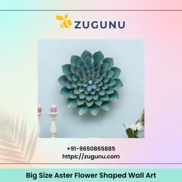 Decorative Looking Big Size Aster Flower Shaped Wall Art