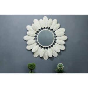 Exclusive Metal Wall Mirror Round to Enhance the Look of Your Home Office