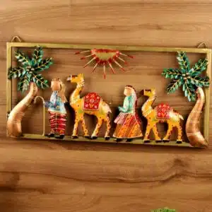 IRON PAINTED WALL CAMEL FRAME