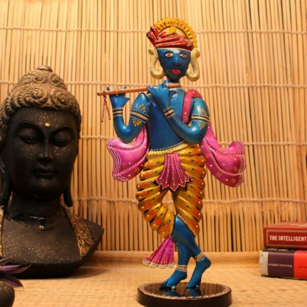 Iron Painted Krishna 6