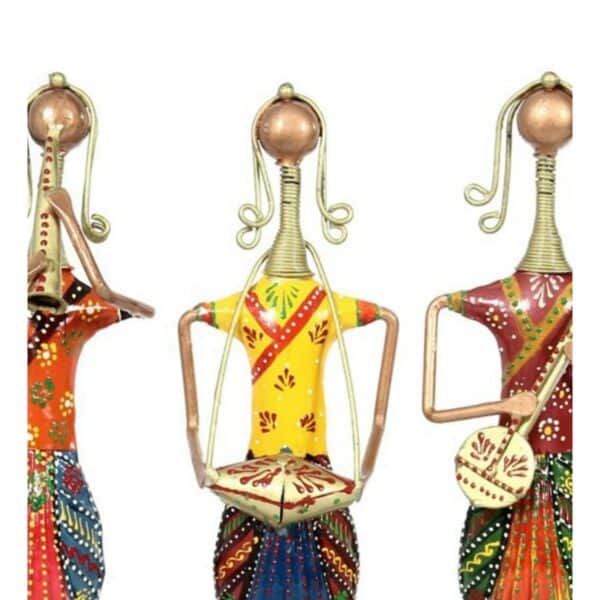 Multicolor Iron Musical Lady Dolls Set Of – 3 2