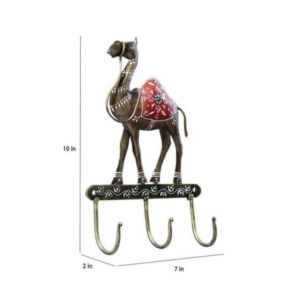 Multicolour Iron Camel Key Holder3