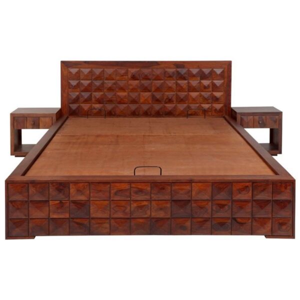 New Solid Wood Bed With Hydraulic Storage King Size 2