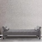 Opperste Wooden Fabric Sofa Bed Grey Colour 1