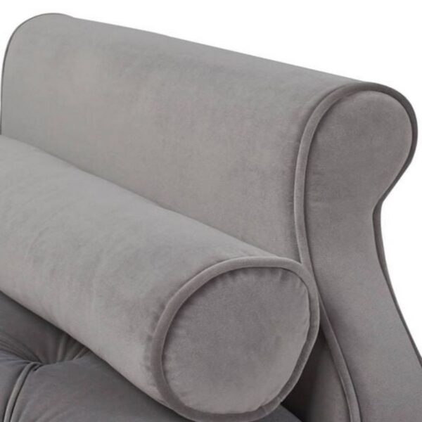 Opperste Wooden Fabric Sofa Bed Grey Colour 5