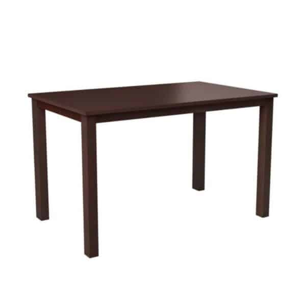 Peak Four Seater Dining Table Brown Color 2
