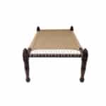 Sheesham Wood Indian Classical Weaved Day Bed