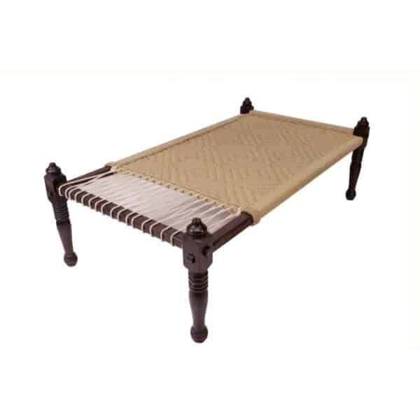Sheesham Wood Indian Classical Weaved Day Bed6