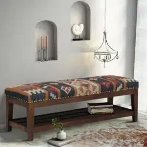 Solid Wood Bench 2