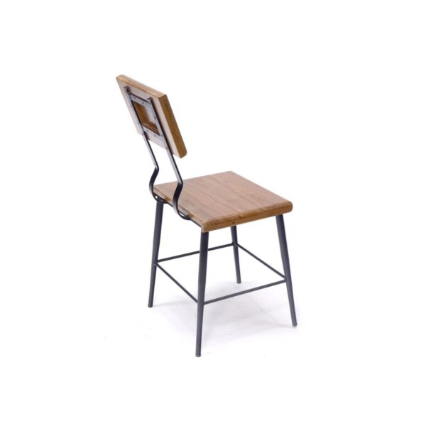 Stylish Teak Wood Metallic Chair Set of 25