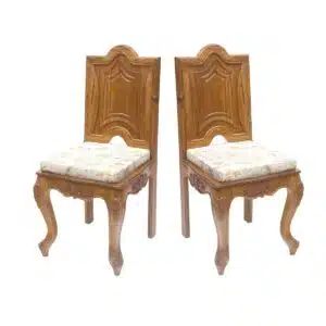 Stylish Wood Ornate Dining Chair Set of 2