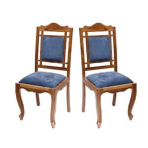 Teak Wood Traditional Office All Purpose Chair Set of 2