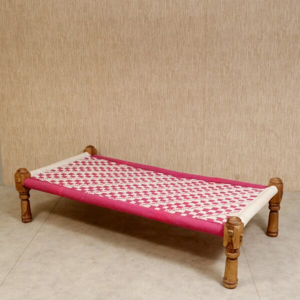Traditional Indian Wooden Day Bed