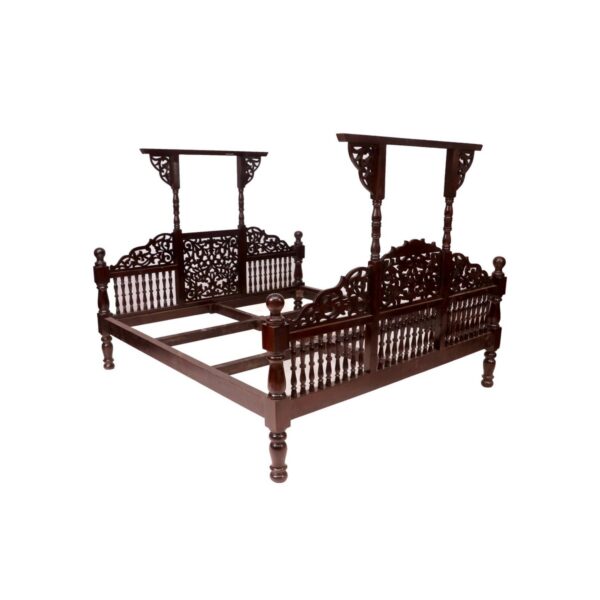 Traditional Southern Classical Teak Bed2