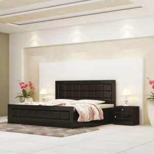 Wood Queen Storage Bed With Hydraulic