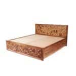 Wooden Regal Designed Bed For Home