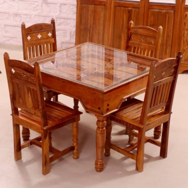 Box Shaped Dining 4 Seater Set3