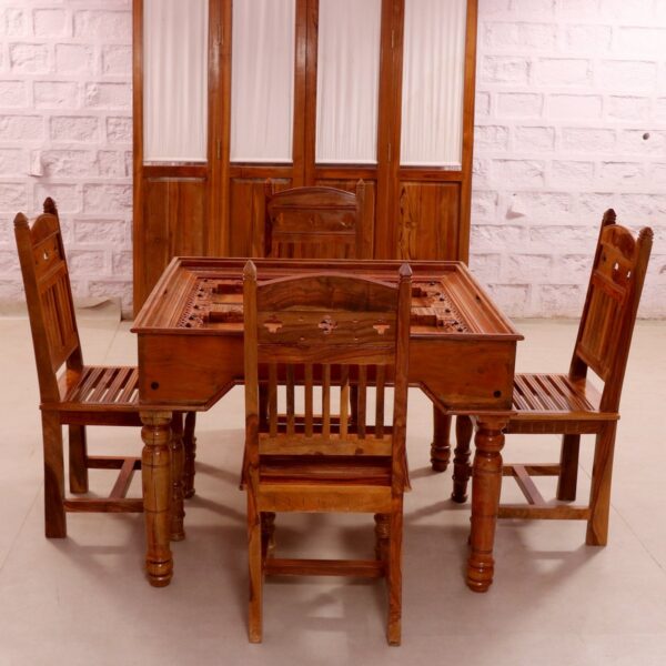 Box Shaped Dining 4 Seater Set6