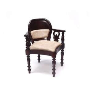 Classic Simple Teak Carved Chair