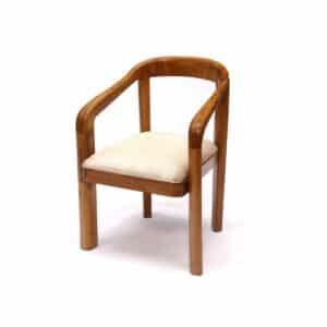Classical Brown Low Back Chair