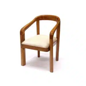 Classical Brown Low Back Chair