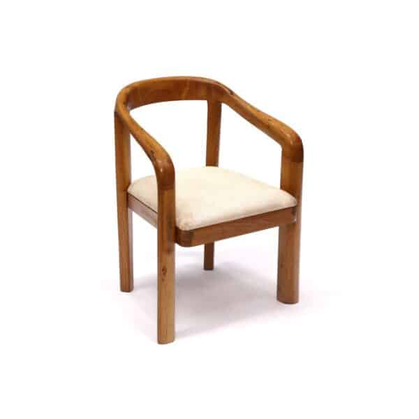 Classical Brown Low Back Chair1