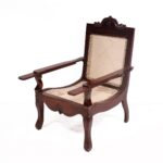 Classical Lean Back Cane Easy Chair