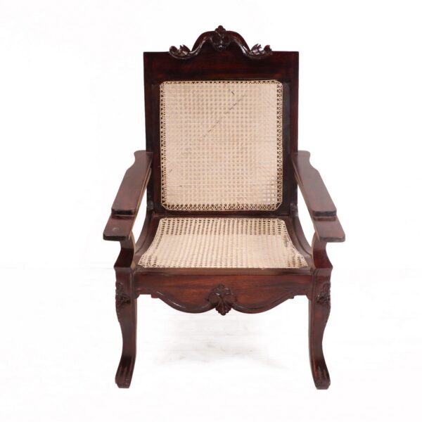 Classical Lean Back Cane Easy Chair1