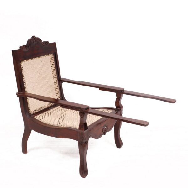 Classical Lean Back Cane Easy Chair3