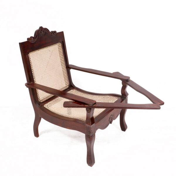 Classical Lean Back Cane Easy Chair4