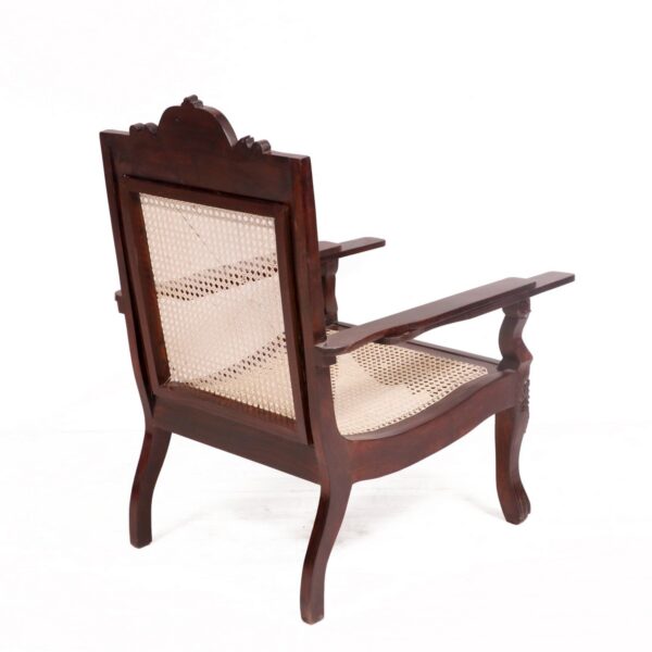 Classical Lean Back Cane Easy Chair6