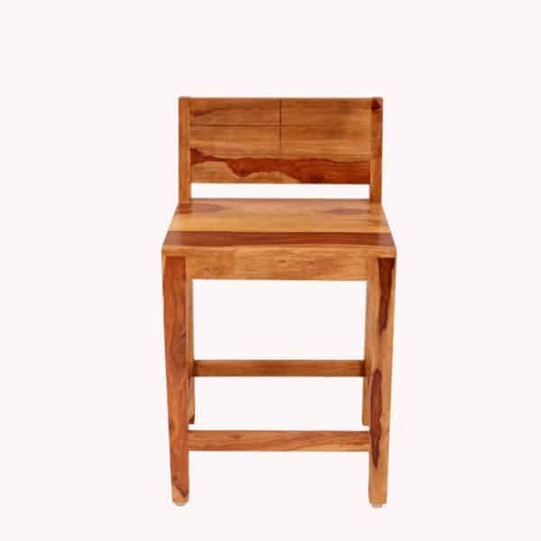Classical Solid Sheesham Bar Chair1