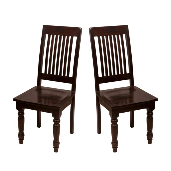 Colonial Simple Wooden Chair Set of 2